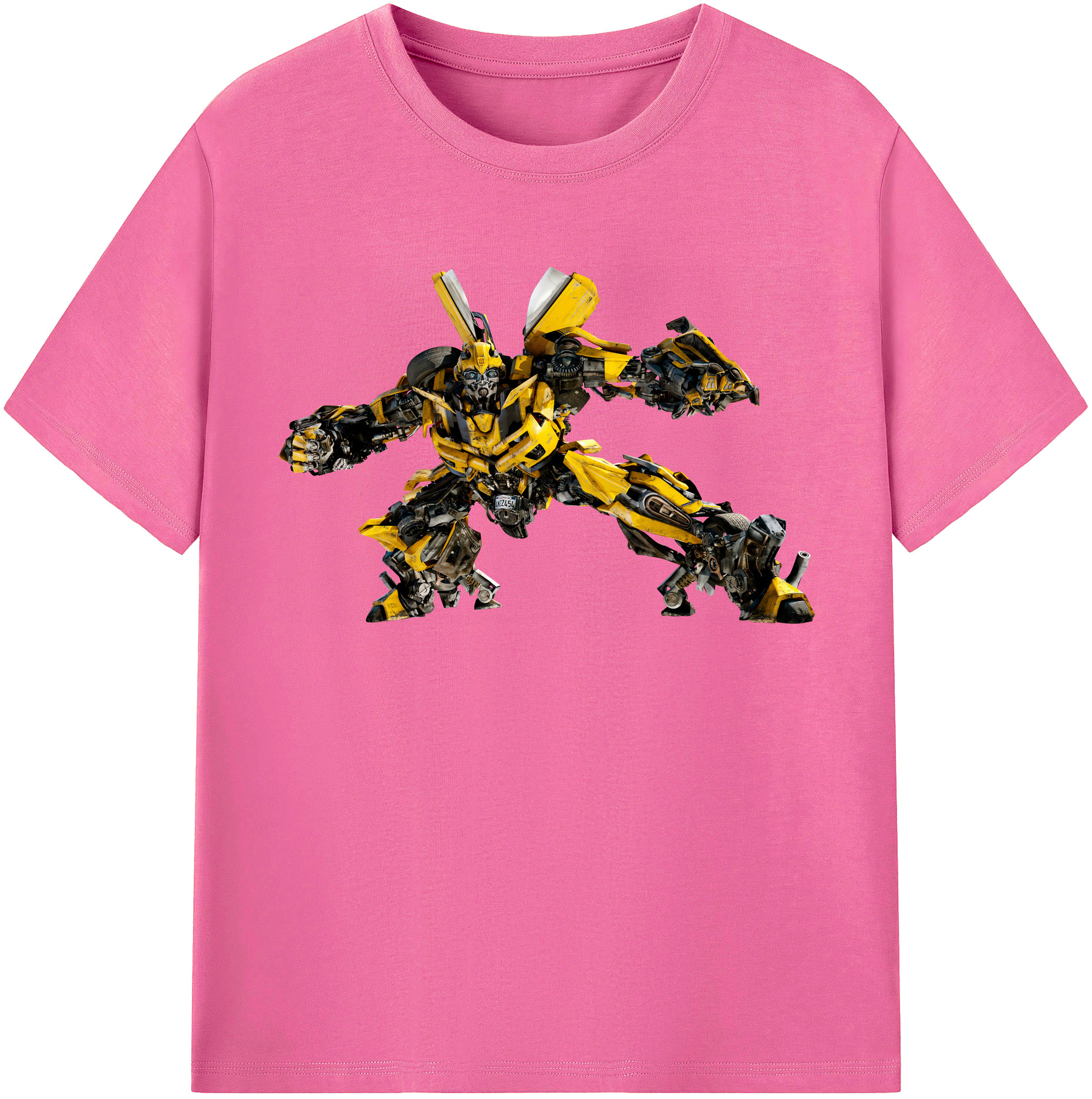 （画像用） Transformers トランスフォーマー レディースカジュアルプリントTシャツ（綿100％）